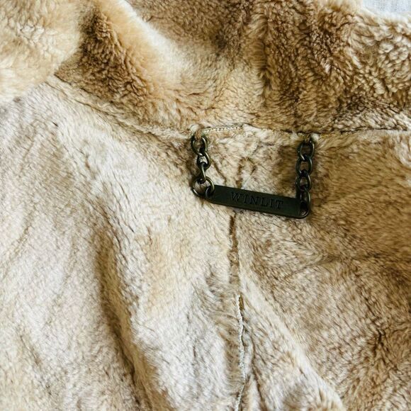 Vintage Penny Lane Coat Suede genuine leather with soft interior size M by Winli - Picture 4 of 8